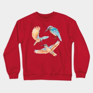 Birds Watercolor Crewneck Sweatshirt